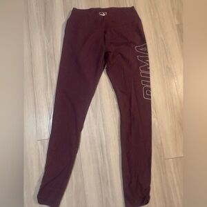 Puma Maroon Yoga Pants